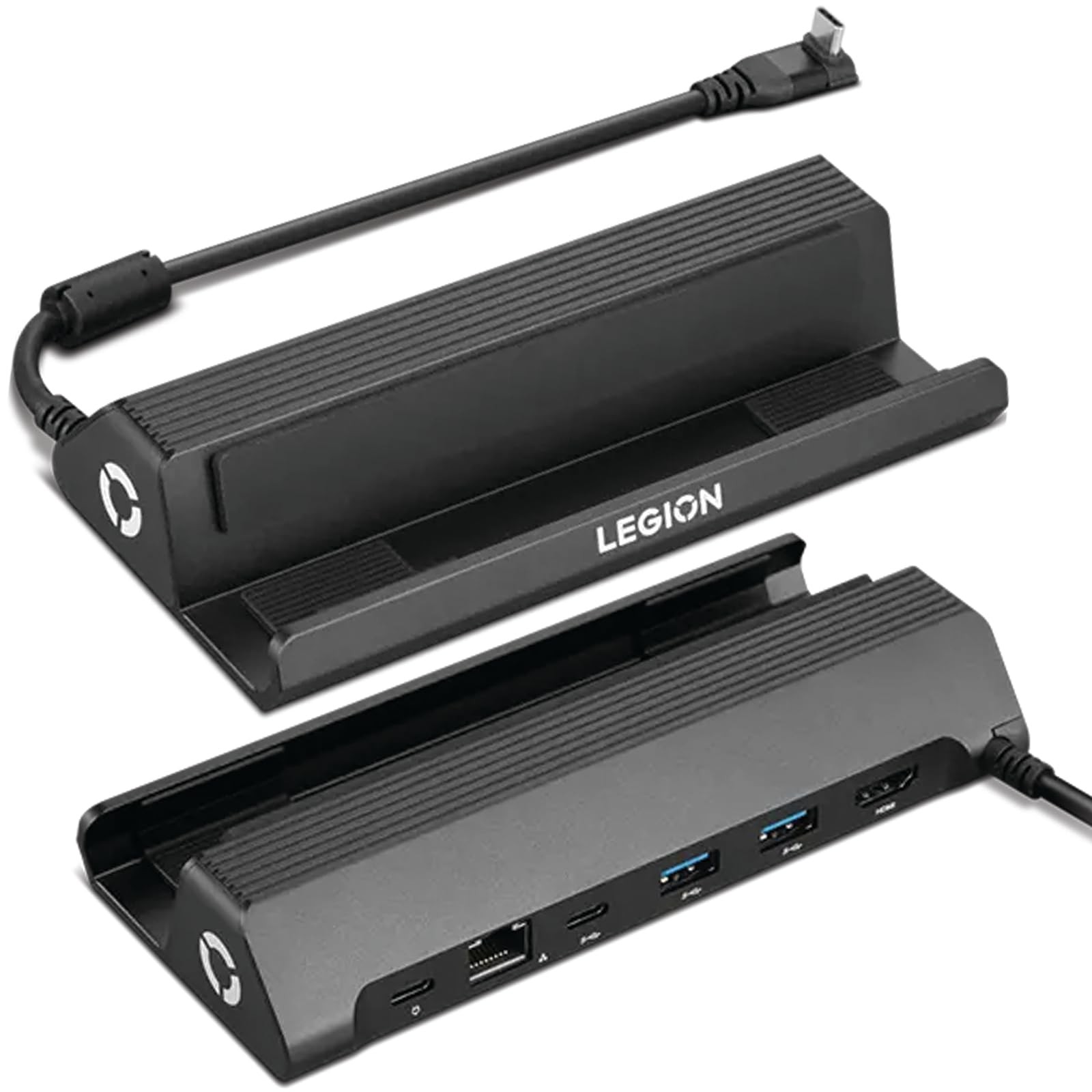 Lenovo Legion Go USB-C Dock Hub Station HDMI 2.0 RJ45 PD Charging Black