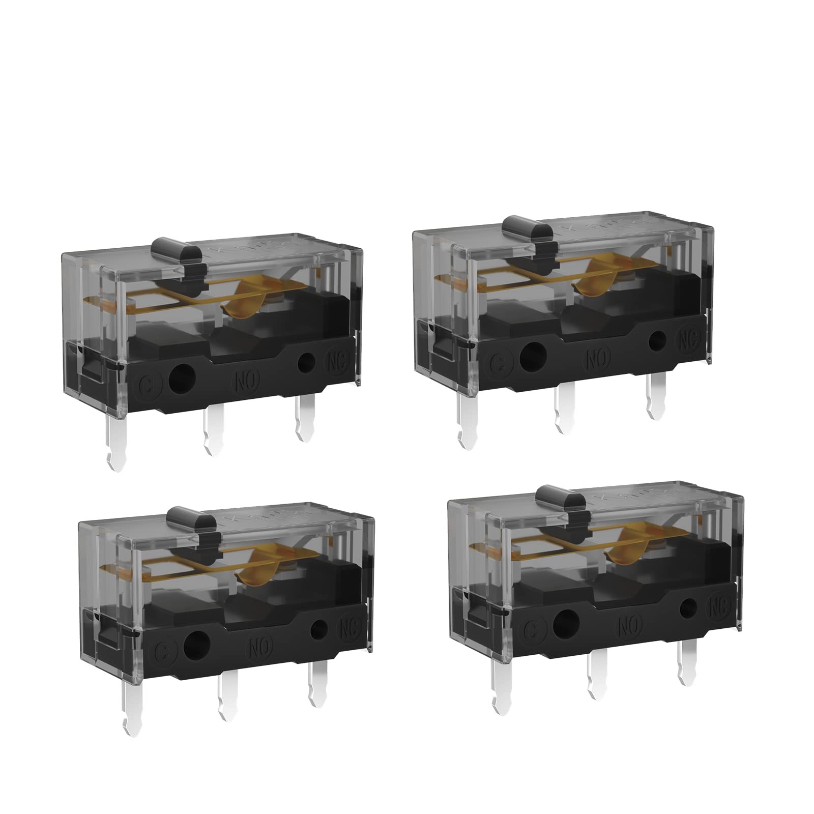 GM4.0 GM8.0 Micro Switch 60M 80MLife Gaming Mouse Micro Switch 3 Pin Black Mi...
