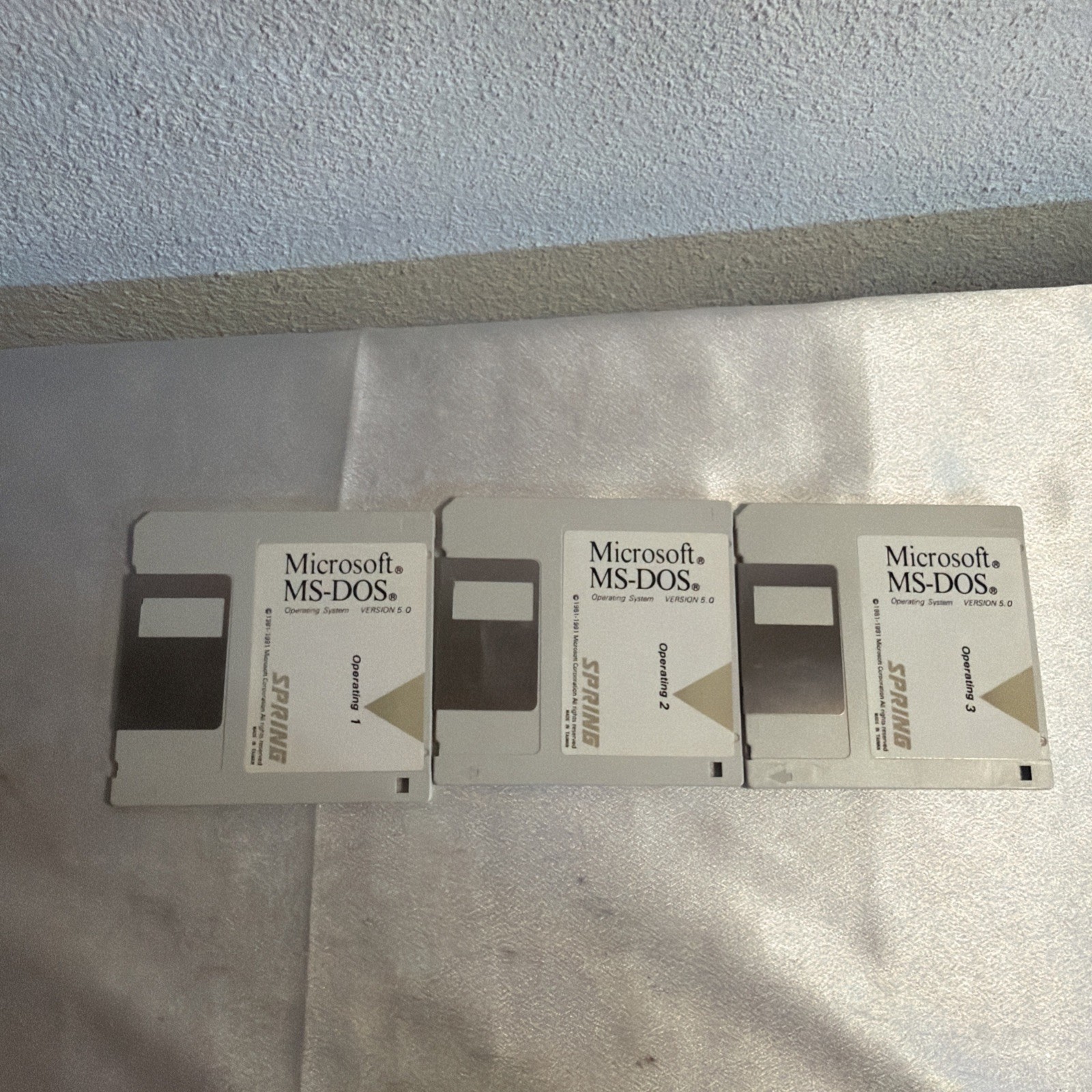 1991 Microsoft Ms Dos Version 5 Operating System 1 2 & 3  Floppy Discs Un Tested