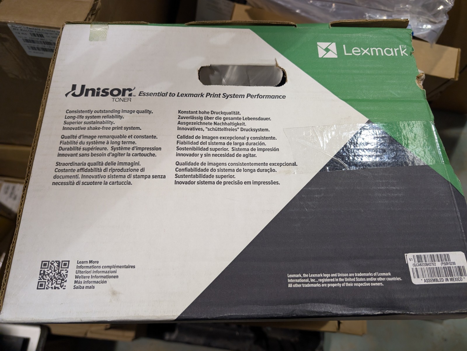 Free Shipping LEXMARK 50F0Z00 Return Program Drum Unit, 60,000 Page-Yield Black