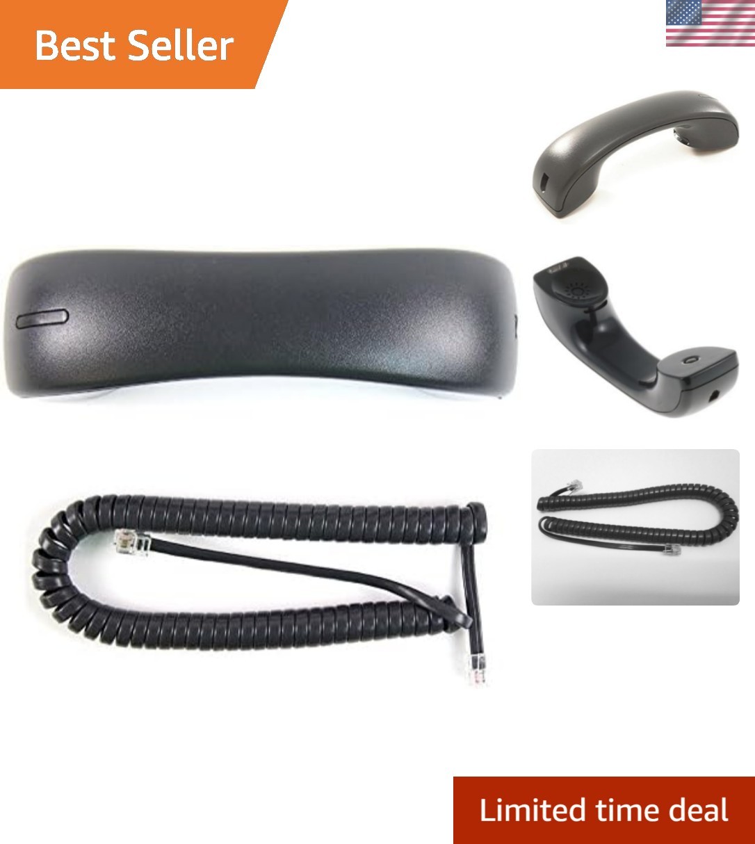 Lightweight Corded Handset Receiver for Cisco 7900 Series - Easy Installation
