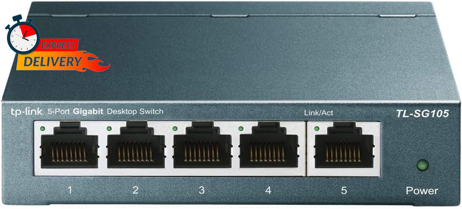 TP-Link TL-SG105, 5 Port Gigabit Unmanaged Ethernet Switch, Network Hub, Etherne