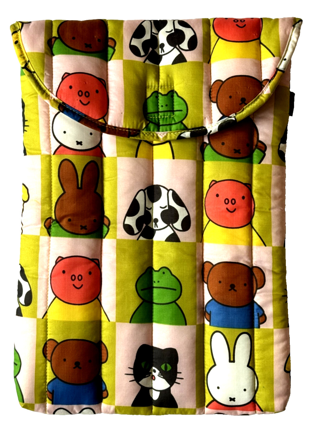 BAGGU MIFFY & FRIENDS Puffy Laptop Sleeve Quilted Nylon Envelope 15" L
