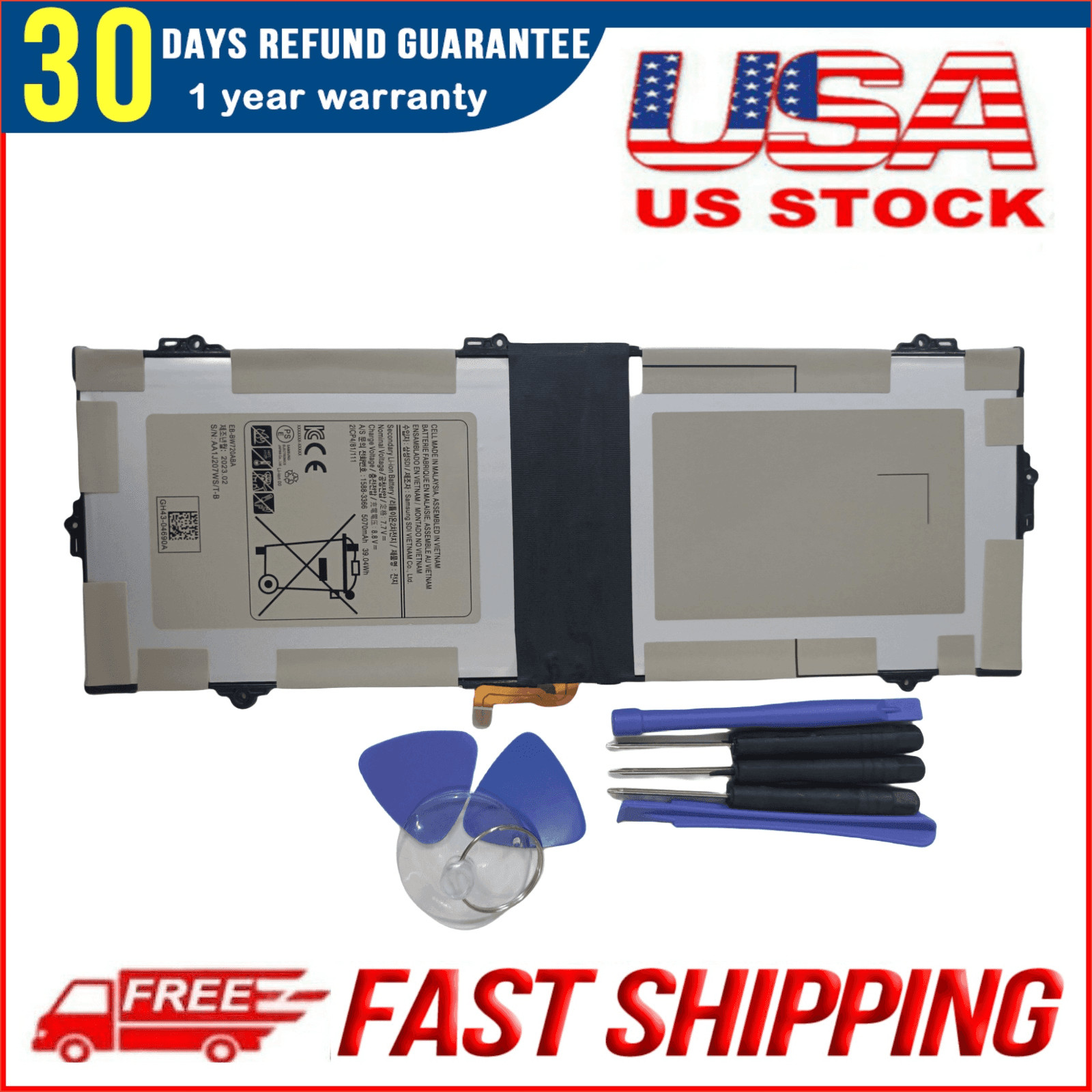 EB-BW720ABA OEM Battery for Samsung Chromebook 4 11.6" XE310XBA-K02US 310XBA-K01