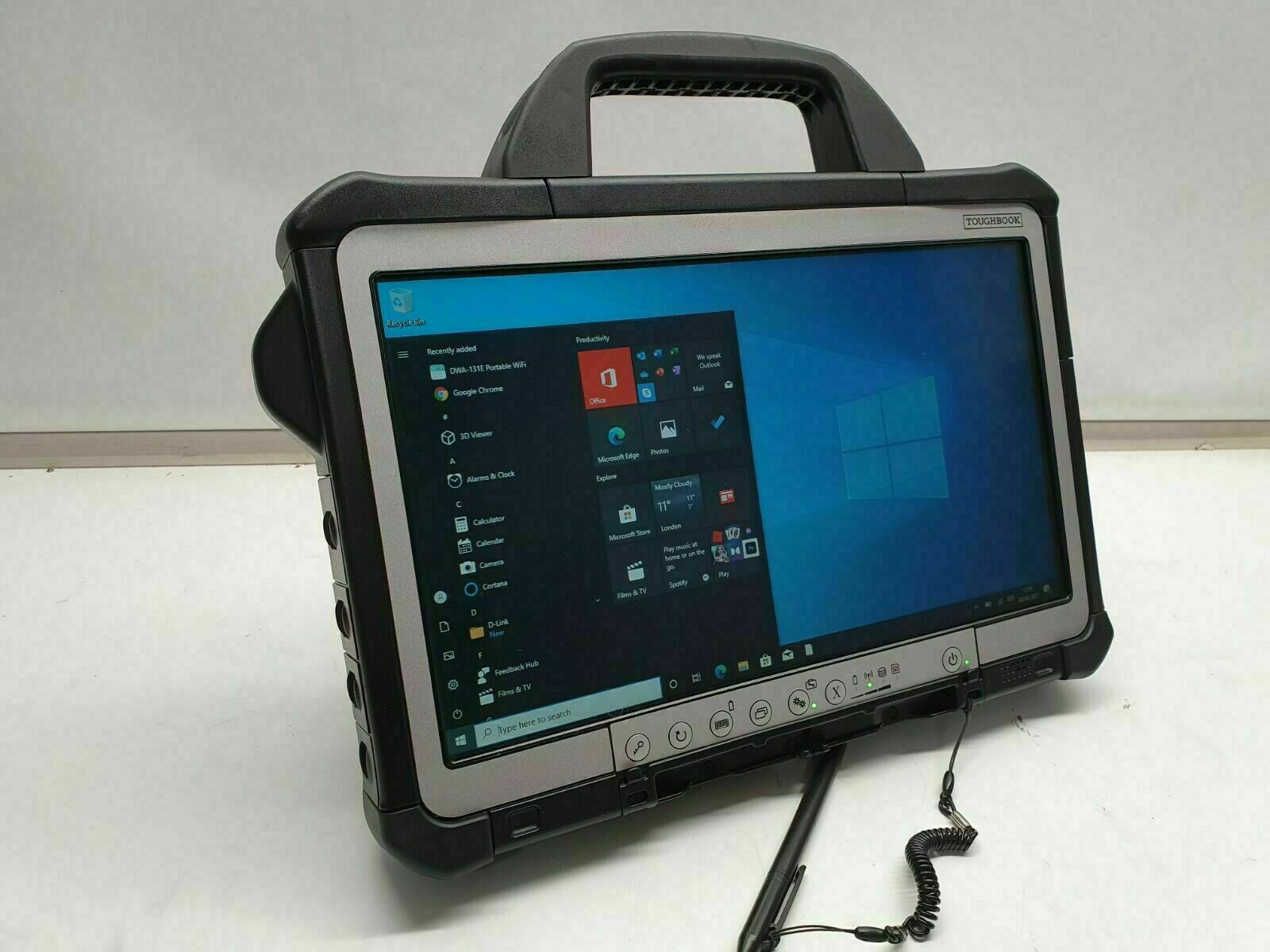 PANASONIC TOUGHBOOK CF-D1 MK3 i5-6300U 2.40GHZ 16GB 512GB SSD XENTRY TAB GRADE A