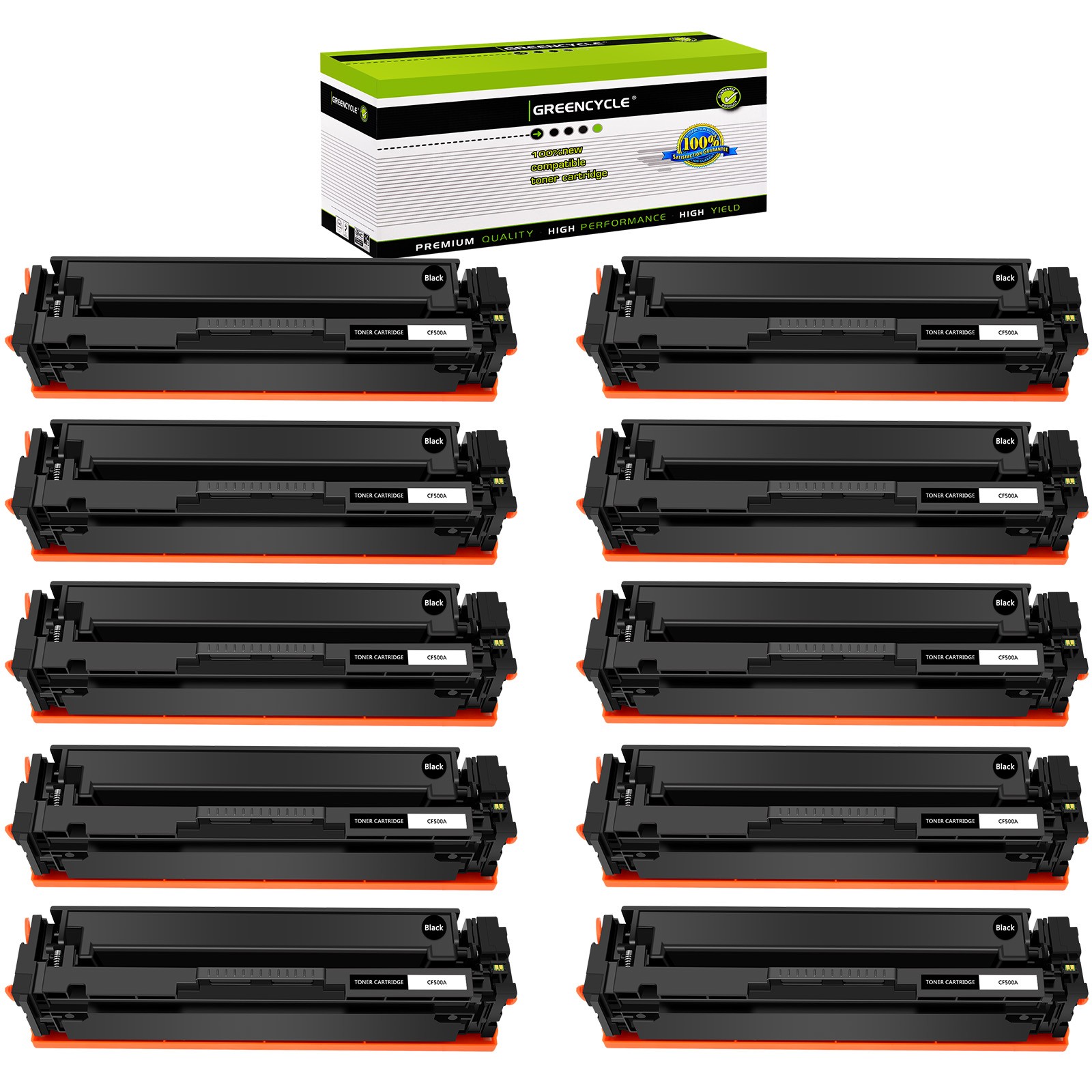 10x CRG054 Toner Compatible for Canon LBP620 LBP620C LBP621Cw LBP622Cdw LBP623Cw