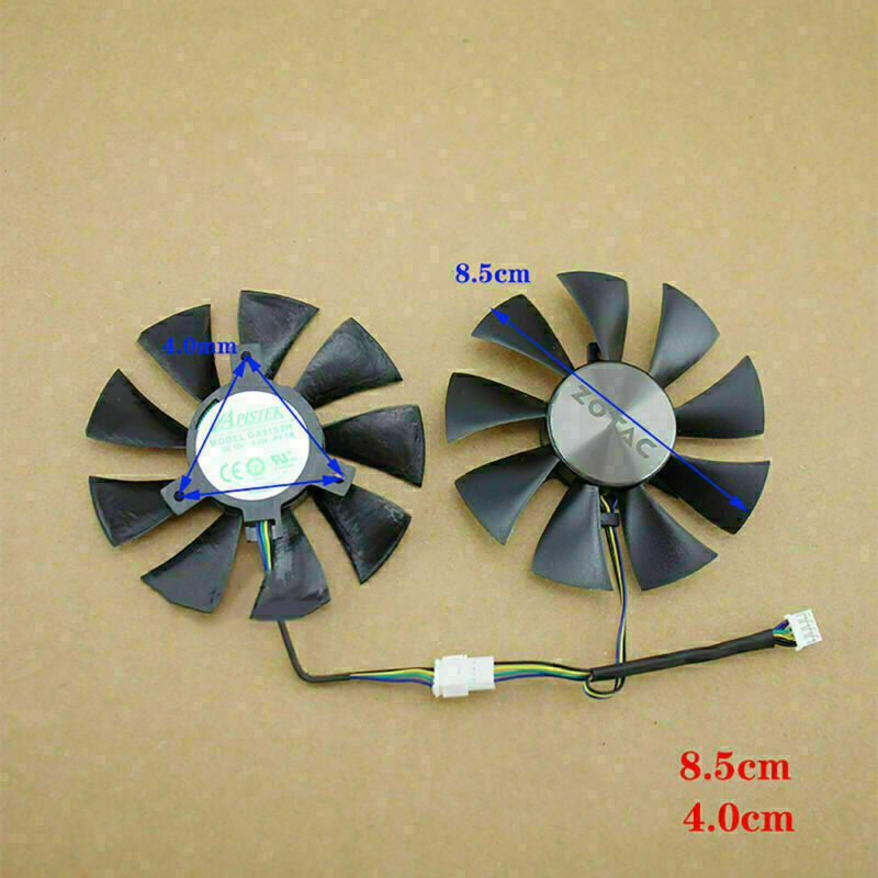 Replacement Graphics Card Cooler Fan For ZOTAC GTX1070 MINI/GTX1060 AMP Kit