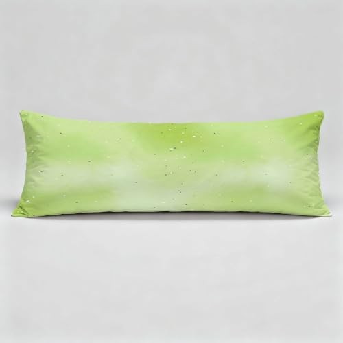 Ultra Soft Body Pillowcase, Double-Sided Polyester Body Pillow Cover, Green