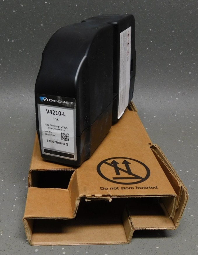 VideoJet V4210-L Black Ink Cartridge for CIJ Printer Exp 2024 Genuine OEM