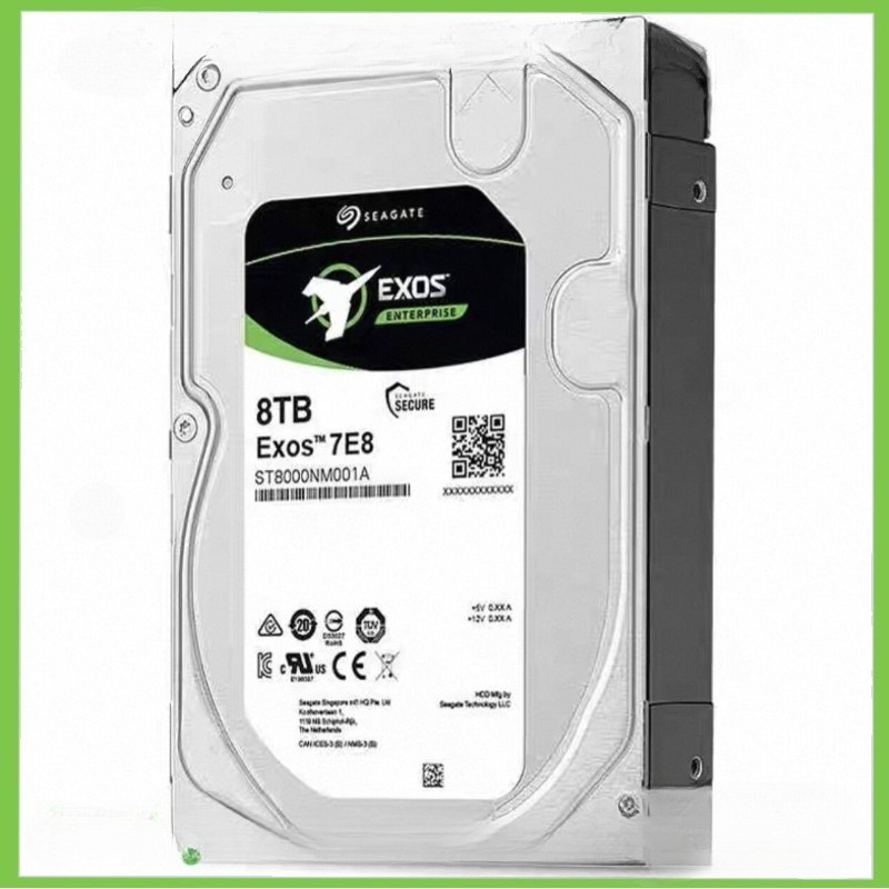 Seagate ST8000NM001A 7E8 Exos 8TB SAS 12Gb/s 3.5" 7200RPM Internal Hard Drives