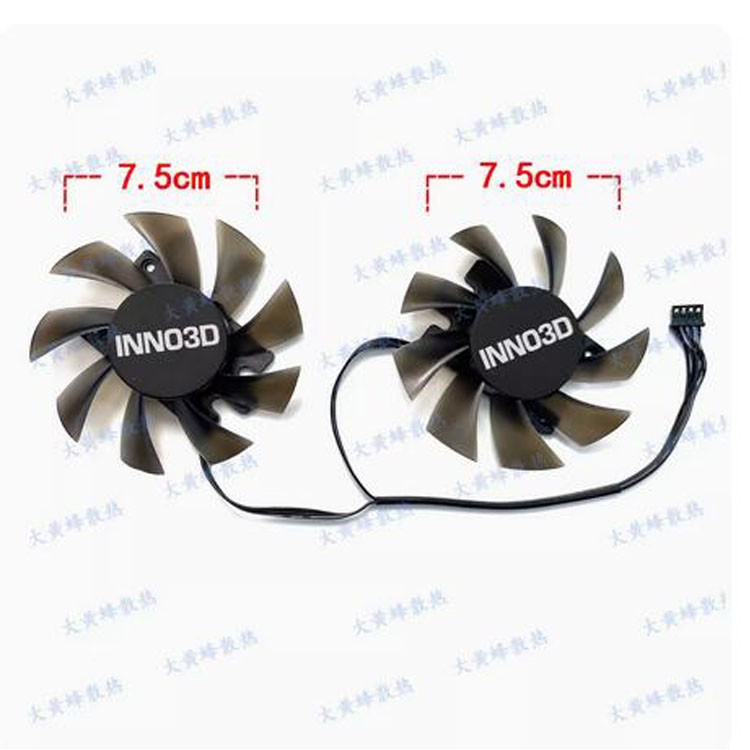New Graphics Card Fan CF-12815S For INNO3D P106-100 GTX1660 1660ti Supreme