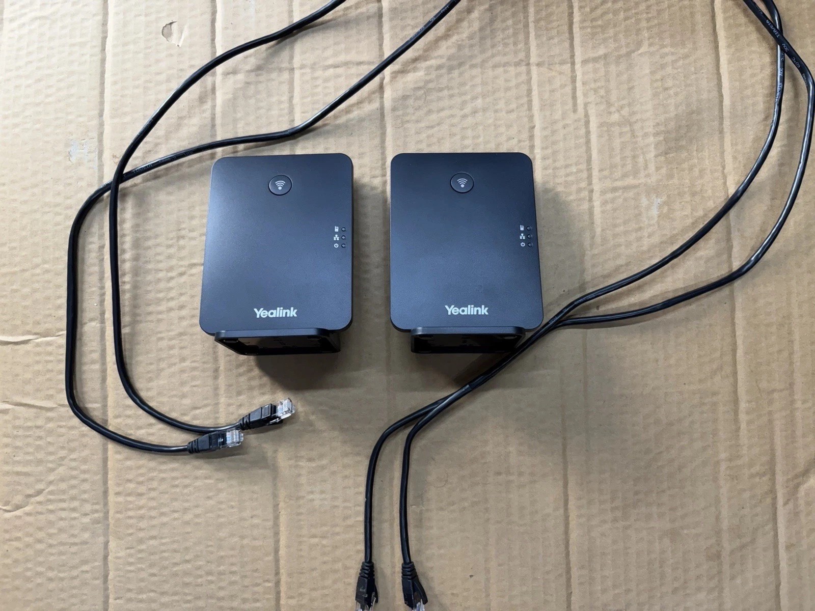 Yealink W70B DECT IP Base Station-quantity 2 With 2 5 Foot Ethernet Cables Cat5e