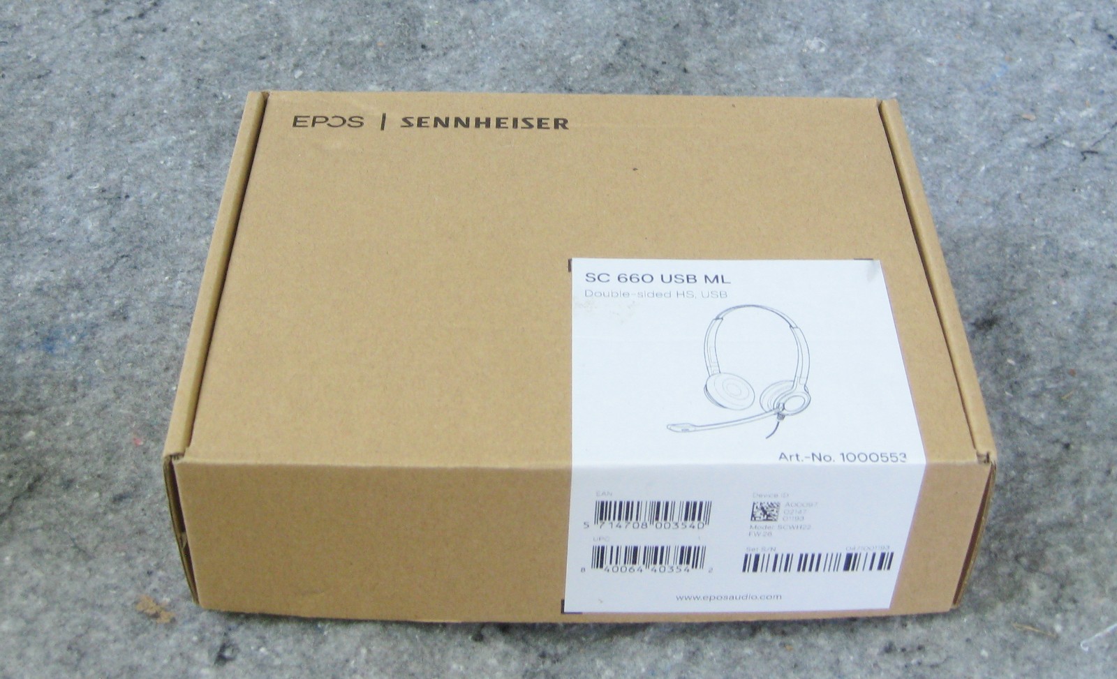 Sennheiser Headset Consumer Audio SC 660 USB ML 504553 Double-Sided Business 