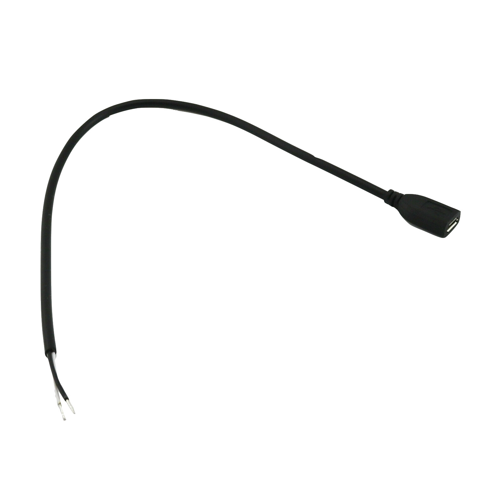 10x Micro USB 5 Pin Female to 2 Pin 2 Wire Charge Cable Cord Connectors DIY 1ft