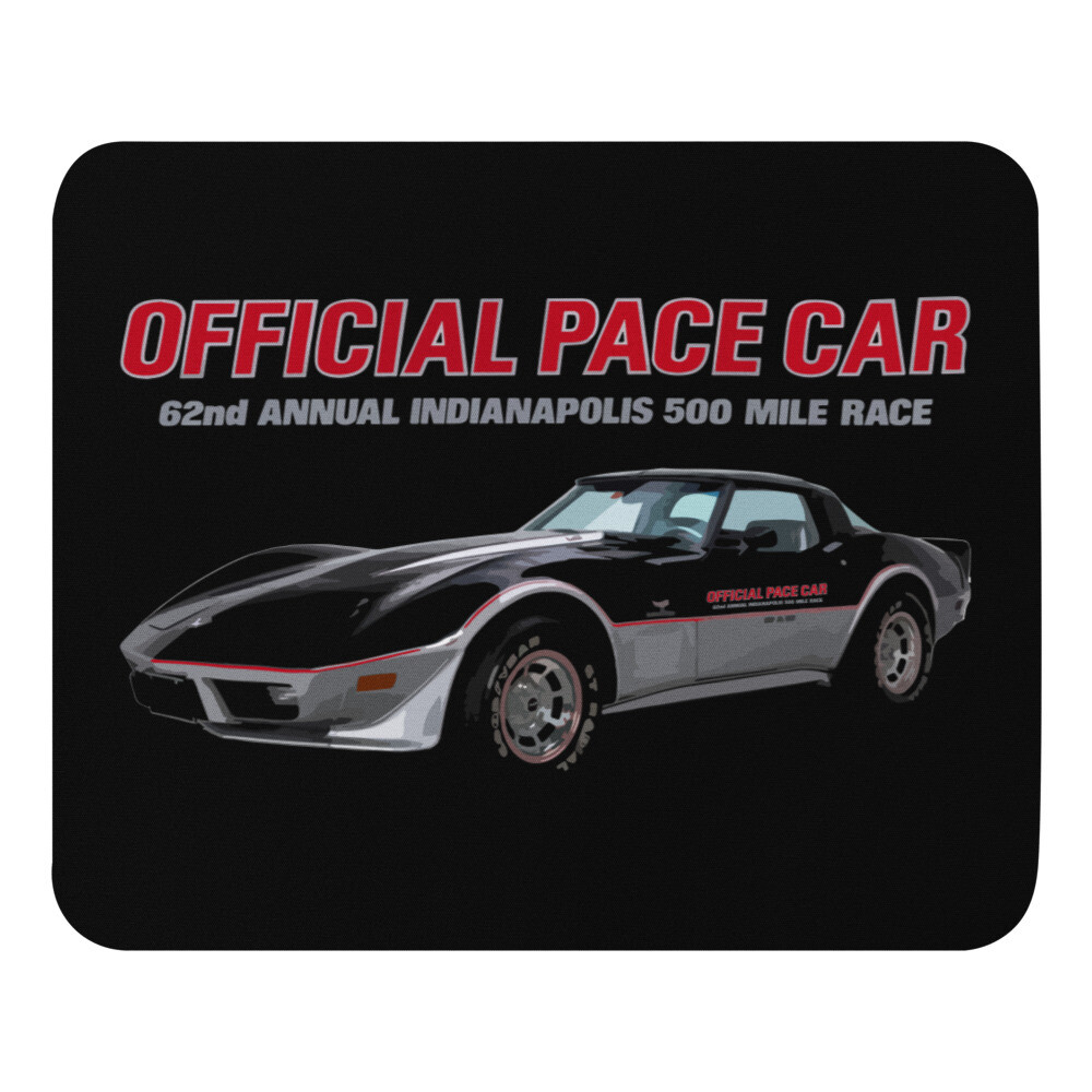 1978 vette C3 Indianapolis 500 Pace Car Mouse pad