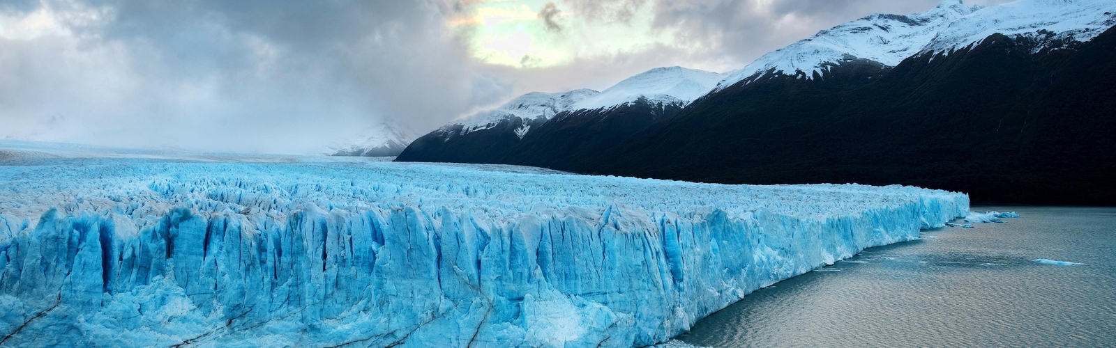 Landscape ice mountains patagonia glacier multiple Custom Gaming Mat Desk