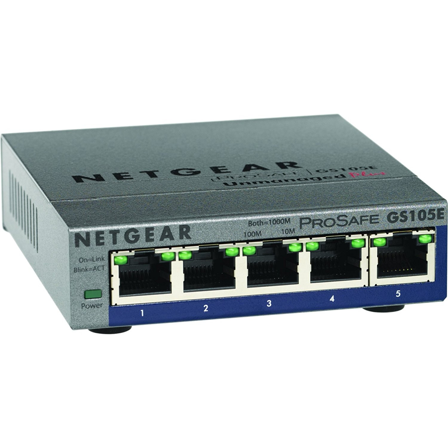 Netgear 5 Port Gigabit Smart Switch TDNET-GS105E-200NAS Network Hardware