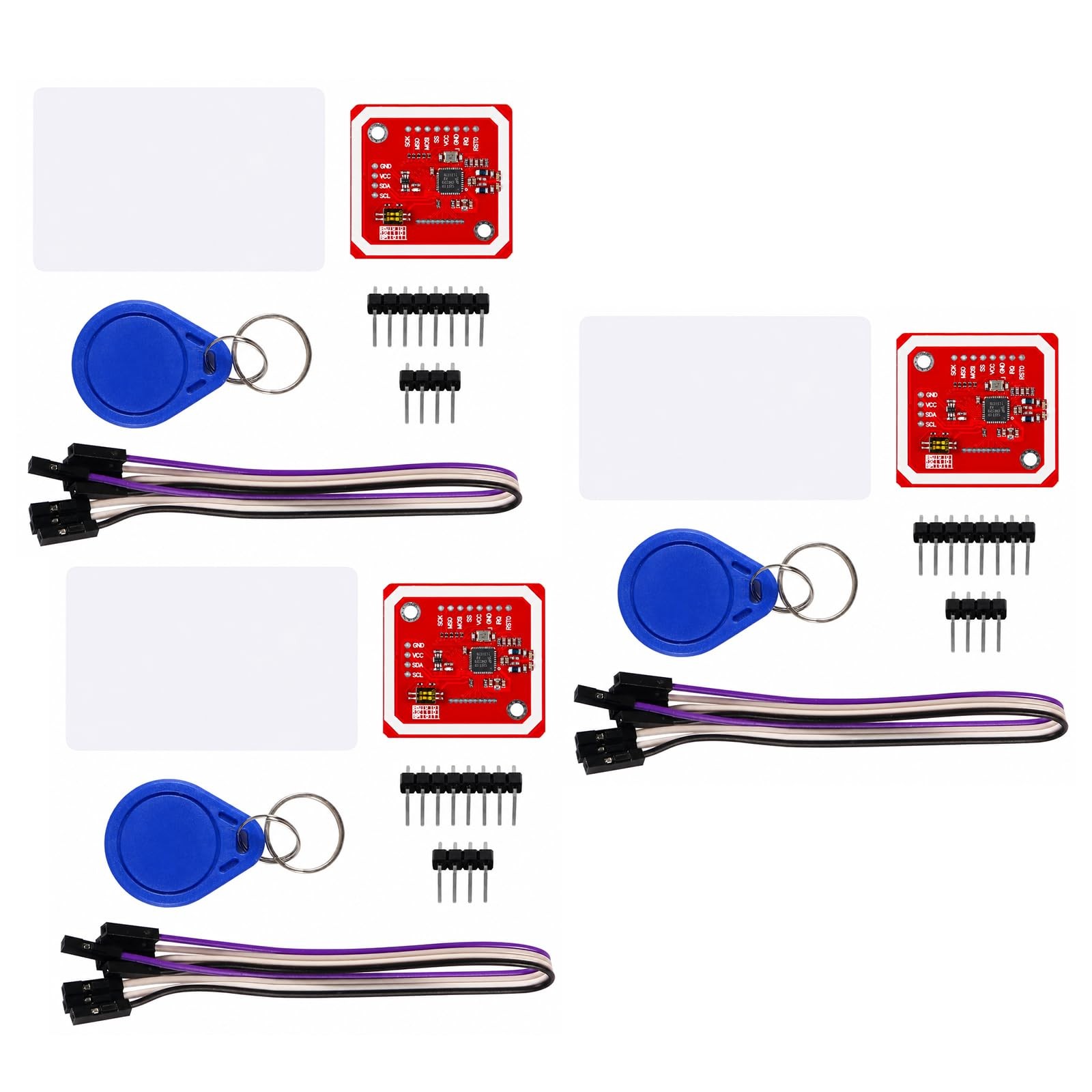 3 PCS PN532 NFC RFID Reader Writer Module V3 Kit 13.56MHz S50 Card For DIY