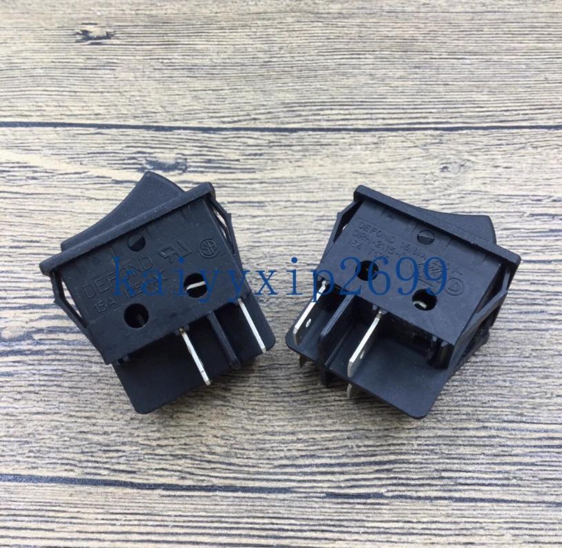 10PCS Brand new DEFOND dual link 4-pin 2-speed boat type switch DRH-2115-0