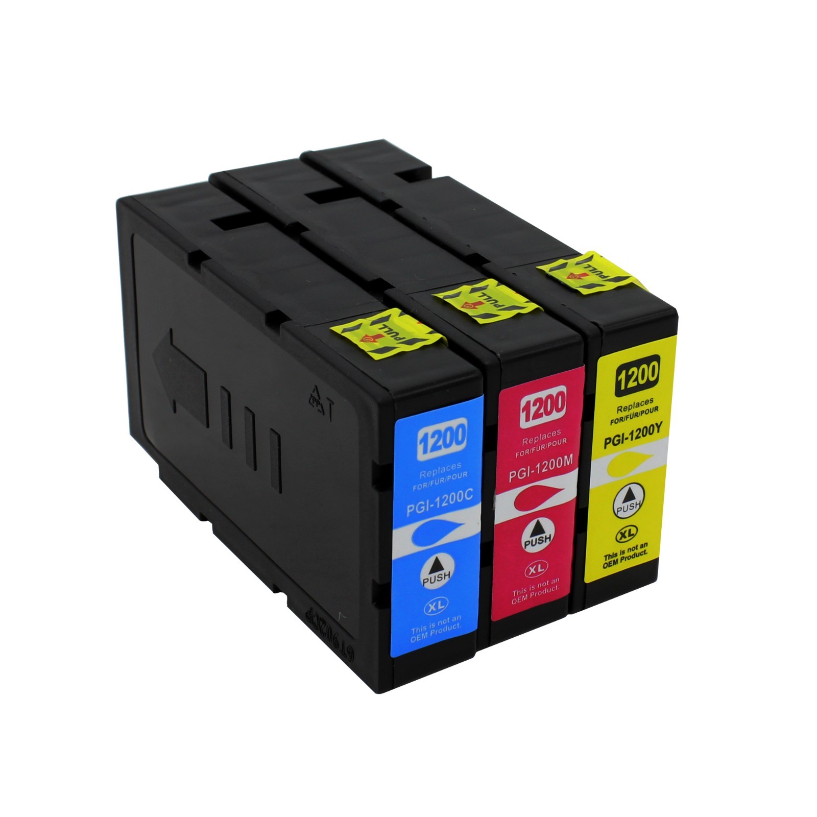 3PK PGI-1200XL 1200XL Color Ink For Canon  MAXIFY MB2020 MB2120 MB2320 MB2720