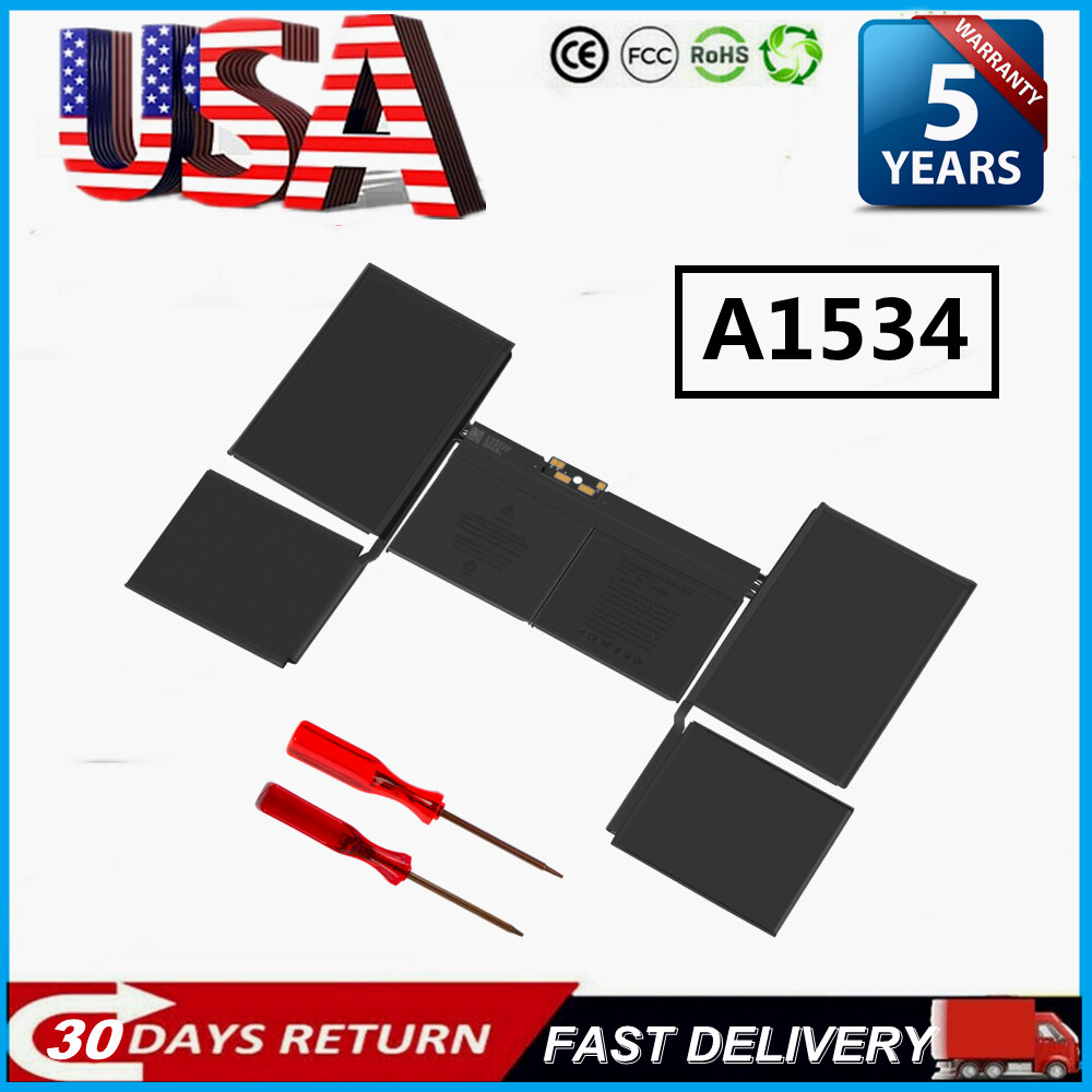 Genuine A1527 A1534 Battery For Apple MacBook 12" A1705 Early 2015 2016 Mid 2017