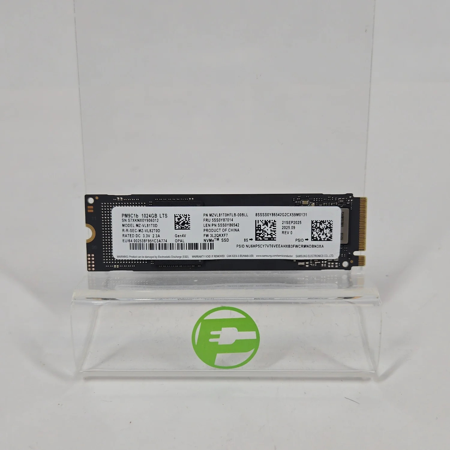 Samsung 2280mm PM9C1b 1TB M.2 NVMe Gen 4.0 x 4 SSD MZ-VL81T0D