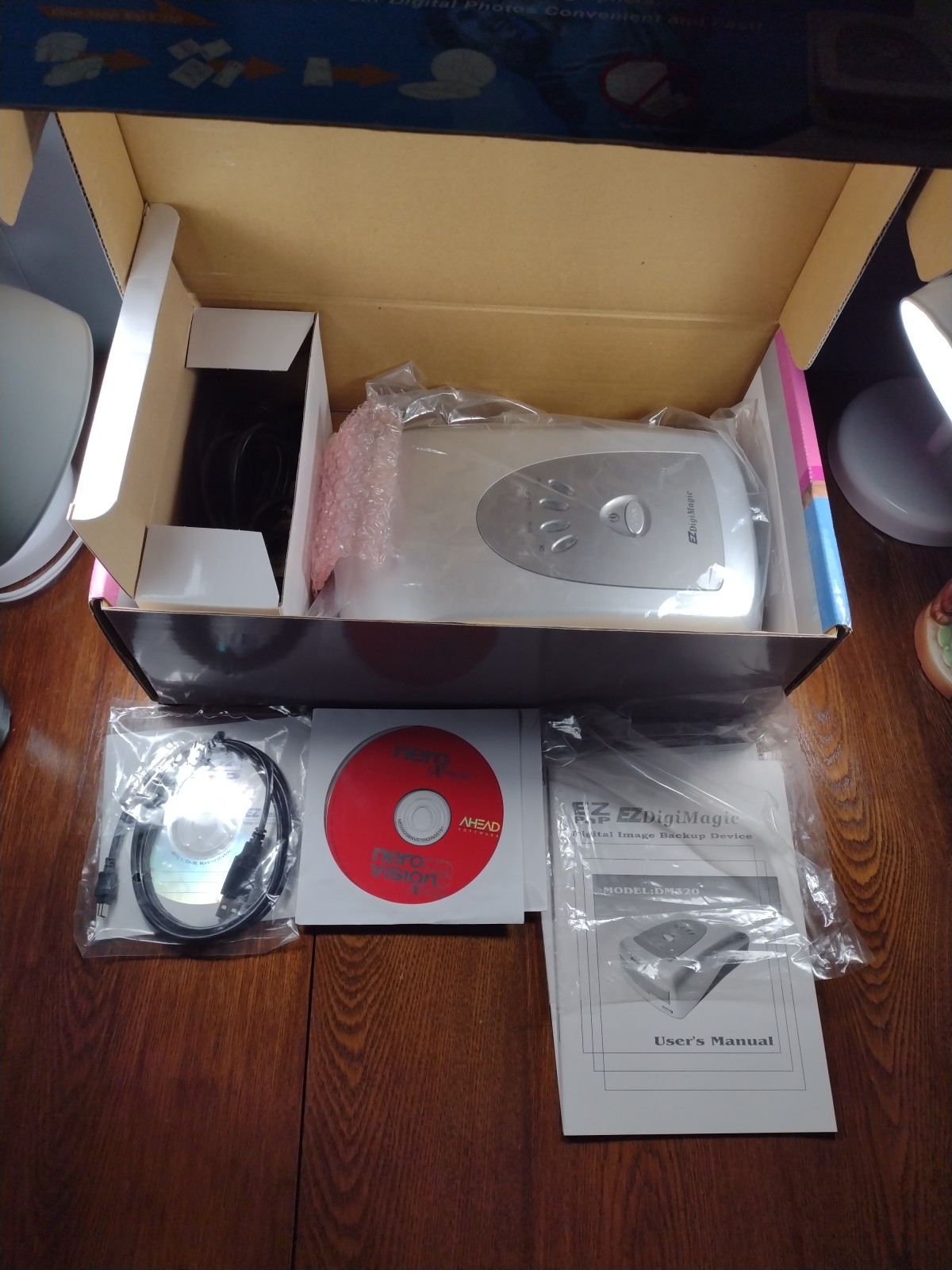 Vintage DigiMagic Digital Image Backup Device Portable CD/DVD Burner New CIB