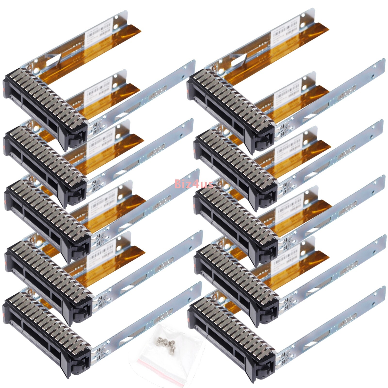 10x 2.5" SFF SAS Tray Caddy 00E7600 For IBM Lenovo X3950 X3850 X6 X3650 X3550 M5