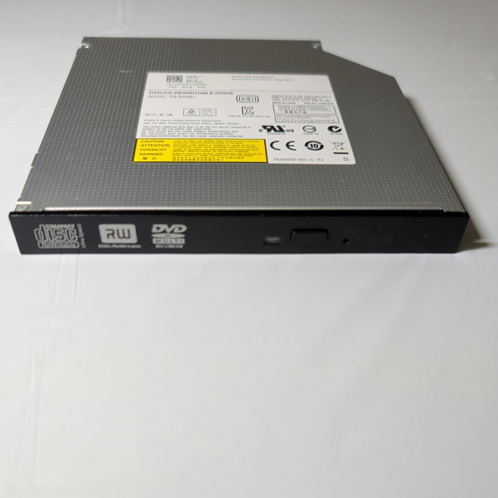 Dell / Lite-on Model: DS-8A5SH DVD/CD Rewritable Drive / 27NC0