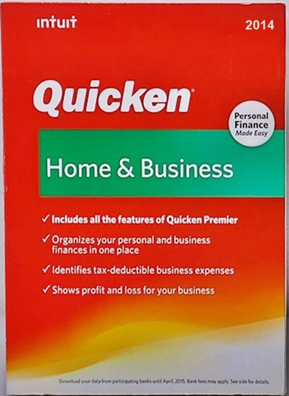 Intuit Quicken Personal Finances Home & Business 2014 Windows