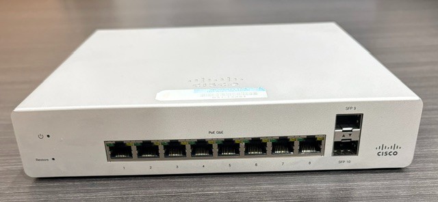 Cisco Meraki MS220-8P-HW 8 Port Desktop Ethernet Switch