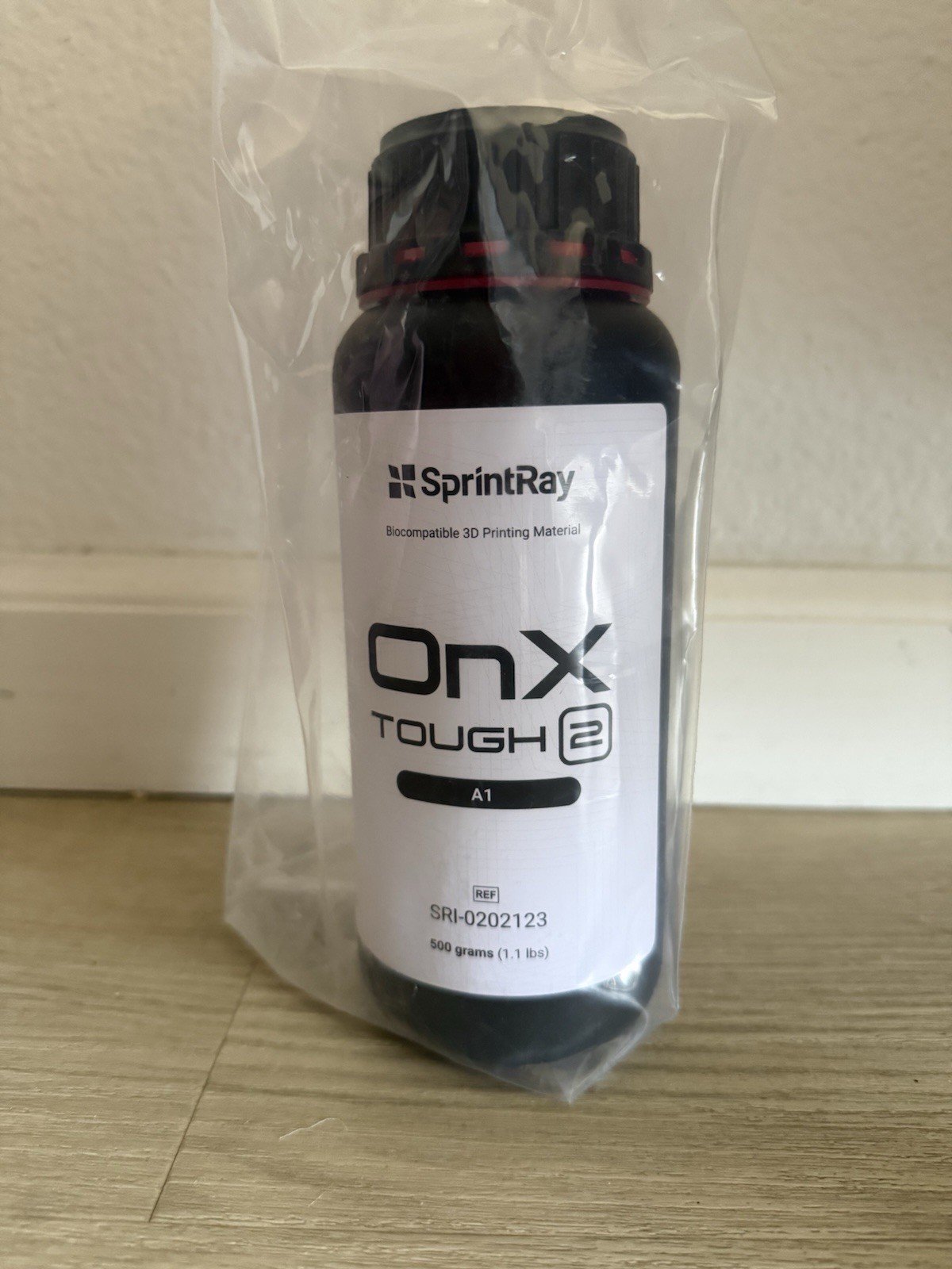 SprintRay OnX Tough 2 Biocompatible Black 3D Printing Resin A1 500g
