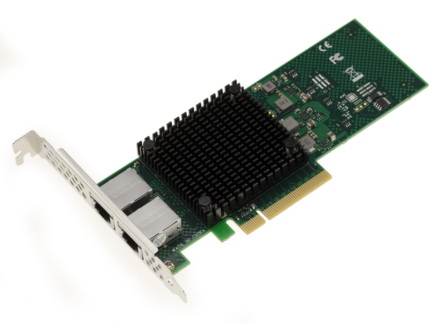 PCIe 3.0 8x Dual Ethernet RJ45 10G 5G 2.5G 1G 2 Port LAN Card Intel X710-T2