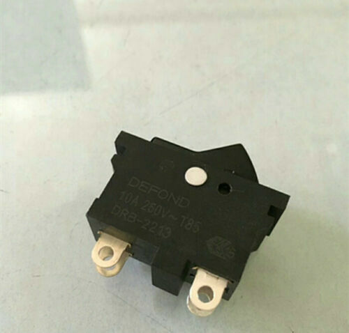 2pcs NEW DEFOND DRB-2213 10A 250V 3 positions 4 pins Switch Black