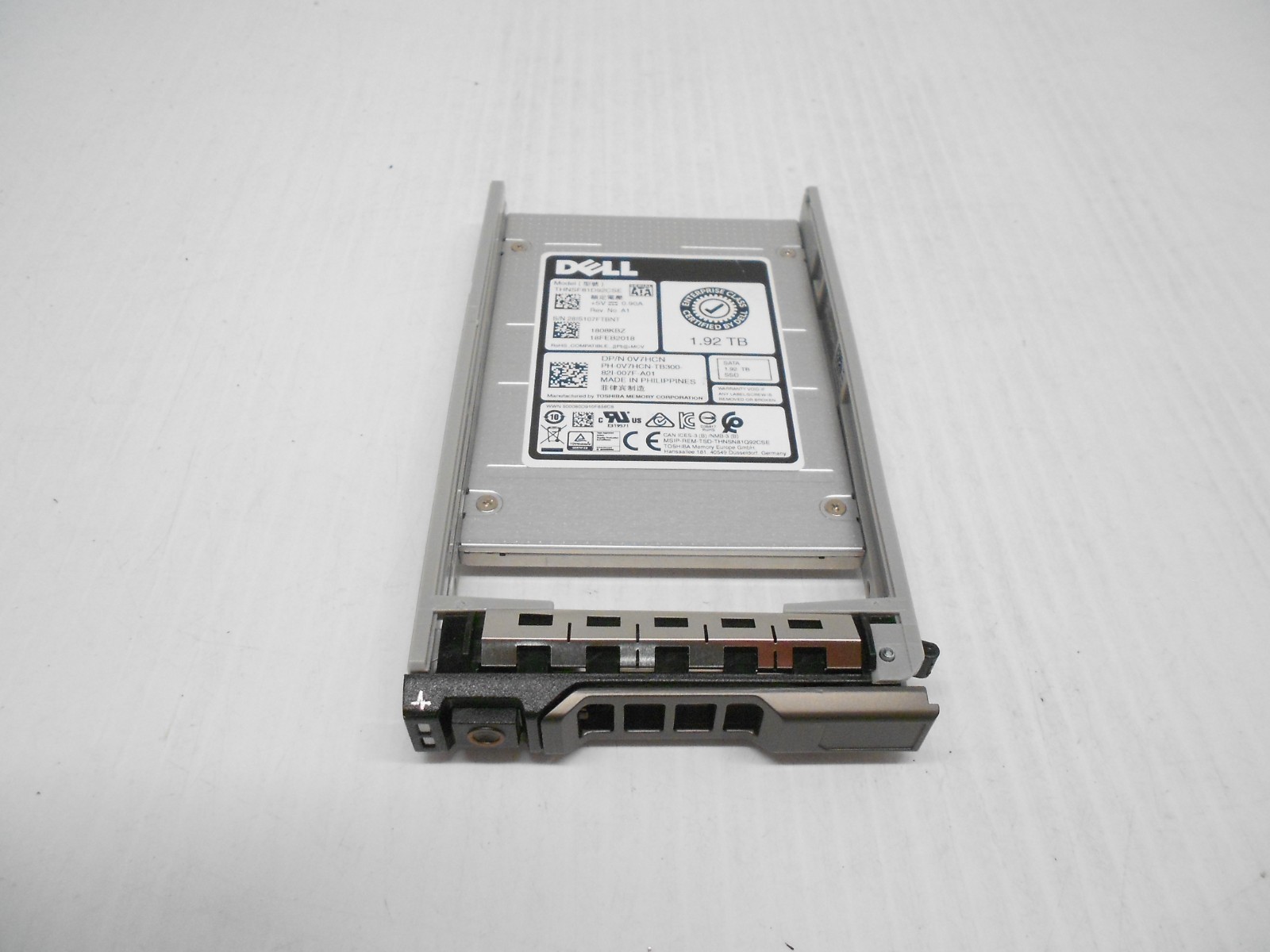 Dell V7HCN 1.92TB SATA SSD 2.5'' Hard Drive Dell Server R610 R630 R710 R720 R730