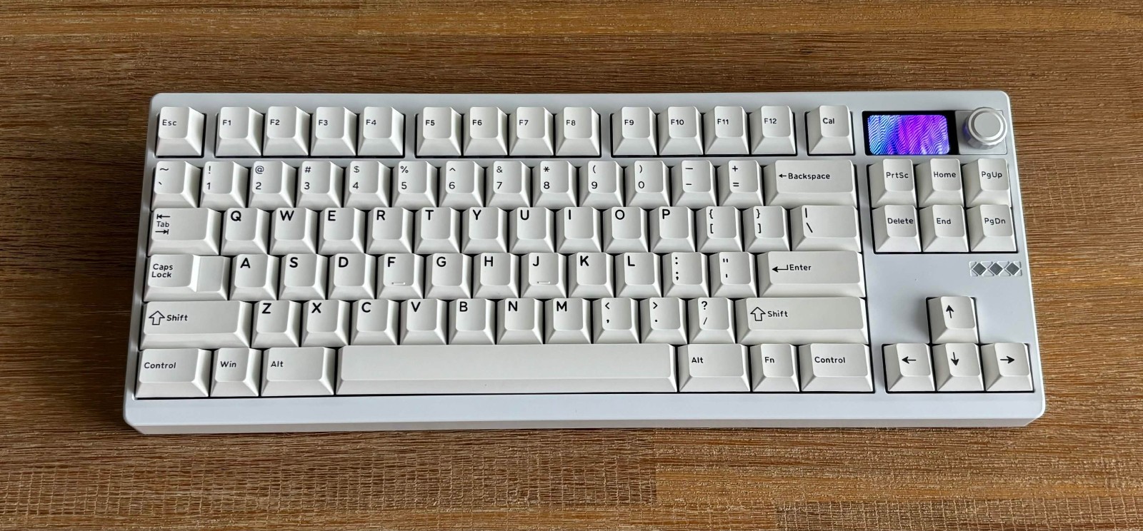 Custom TriMode Hotswap Keyboard - Zoom TKL DYNA White: BSUN Diane/LOTS OF EXTRAS