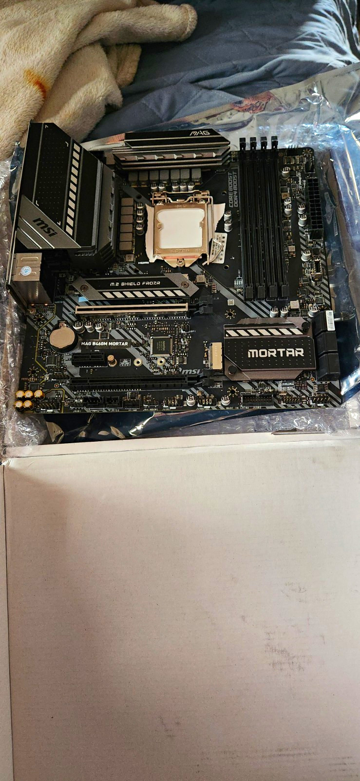 MSI MAG B460M MORTAR LGA1200 MicroATX DDR4 4DIMM M.2 HDMI Gaming
