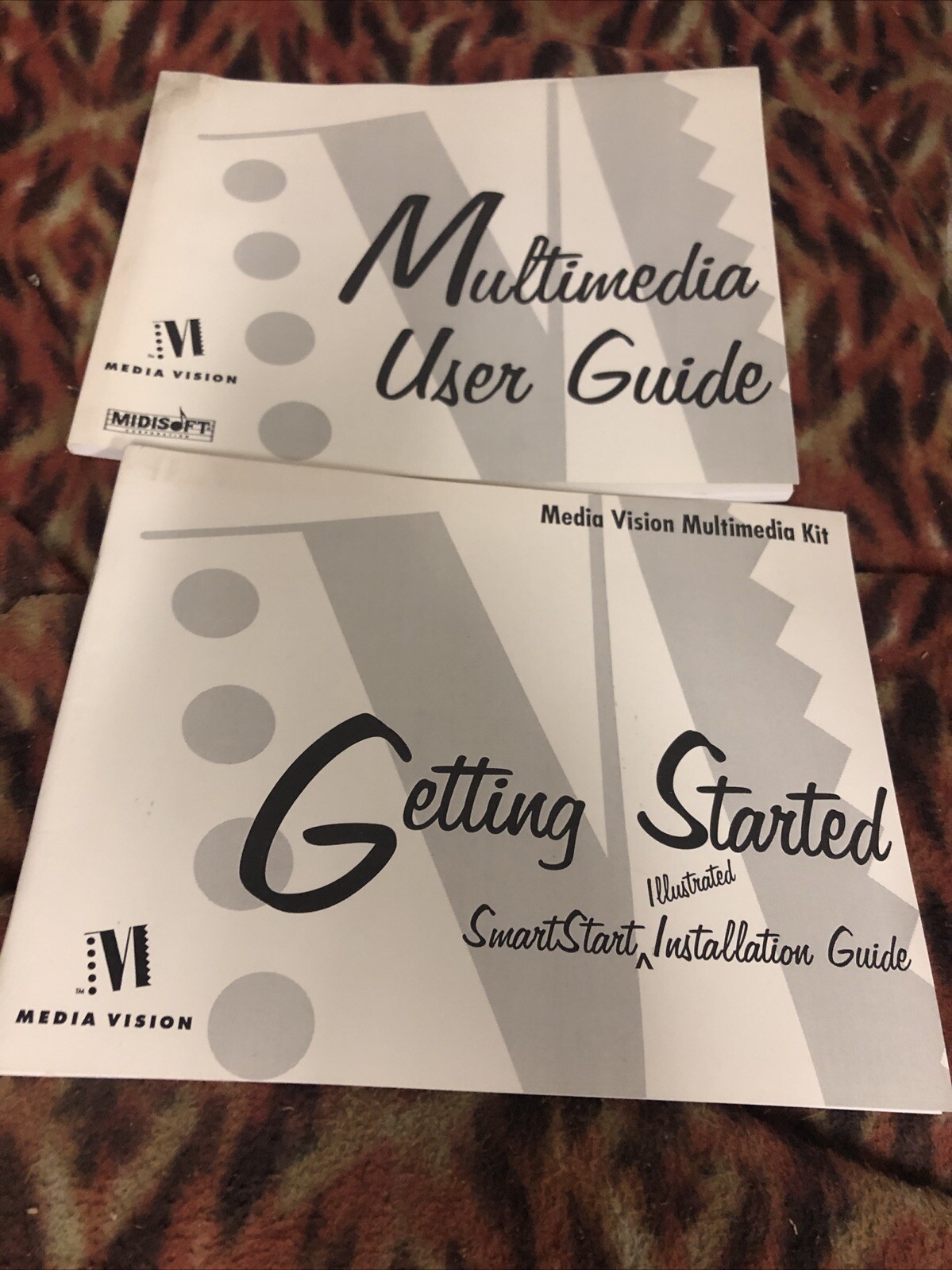 Media Vision 16 Bit Sound Card Multimedia User Guide And Getting Started Vintage