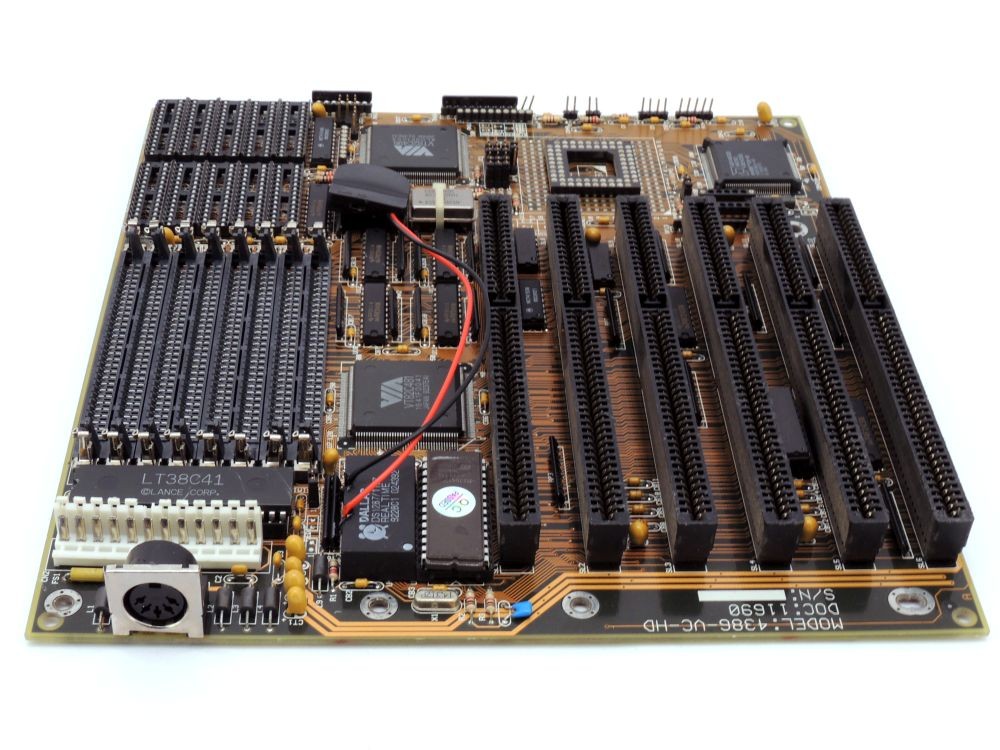 FIC 4386-VC-HD PGA68 VIA Motherboard AMD 386 DX-40 CPU Motherboard B-Stock/B-Stock