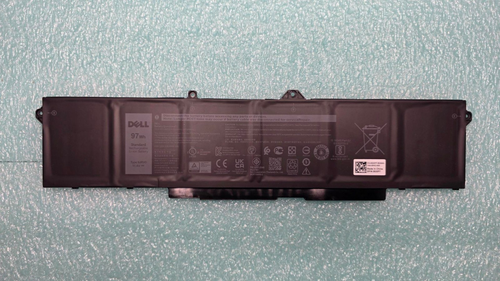 Dell Precision/Latitude 9JRV0 OEM Original Battery - "Good Health" - Lot of 5