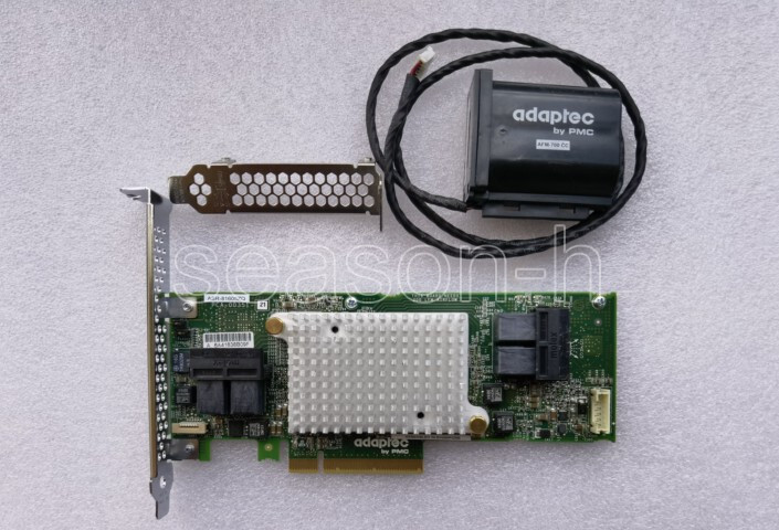 Adaptec ASR-81605Z SAS RAID CONTROLLER 1G CARD 12GB +AFM-700CC battery