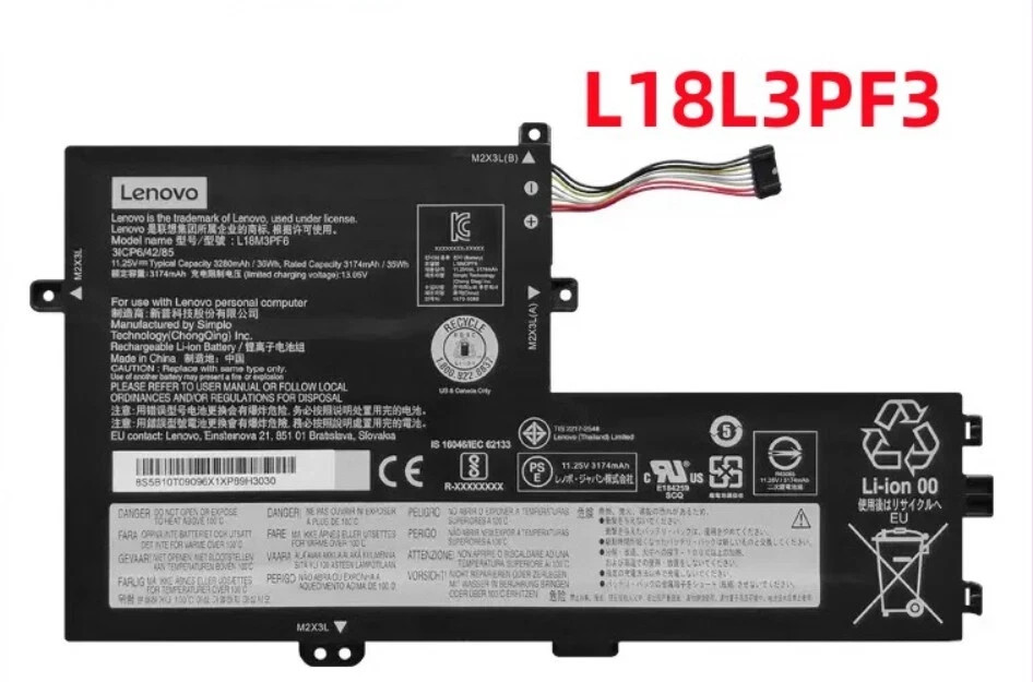 Genuine L18M3PF7 Battery for Lenovo Ideapad S340-15IWL/15API/15IIL Flex15IWL