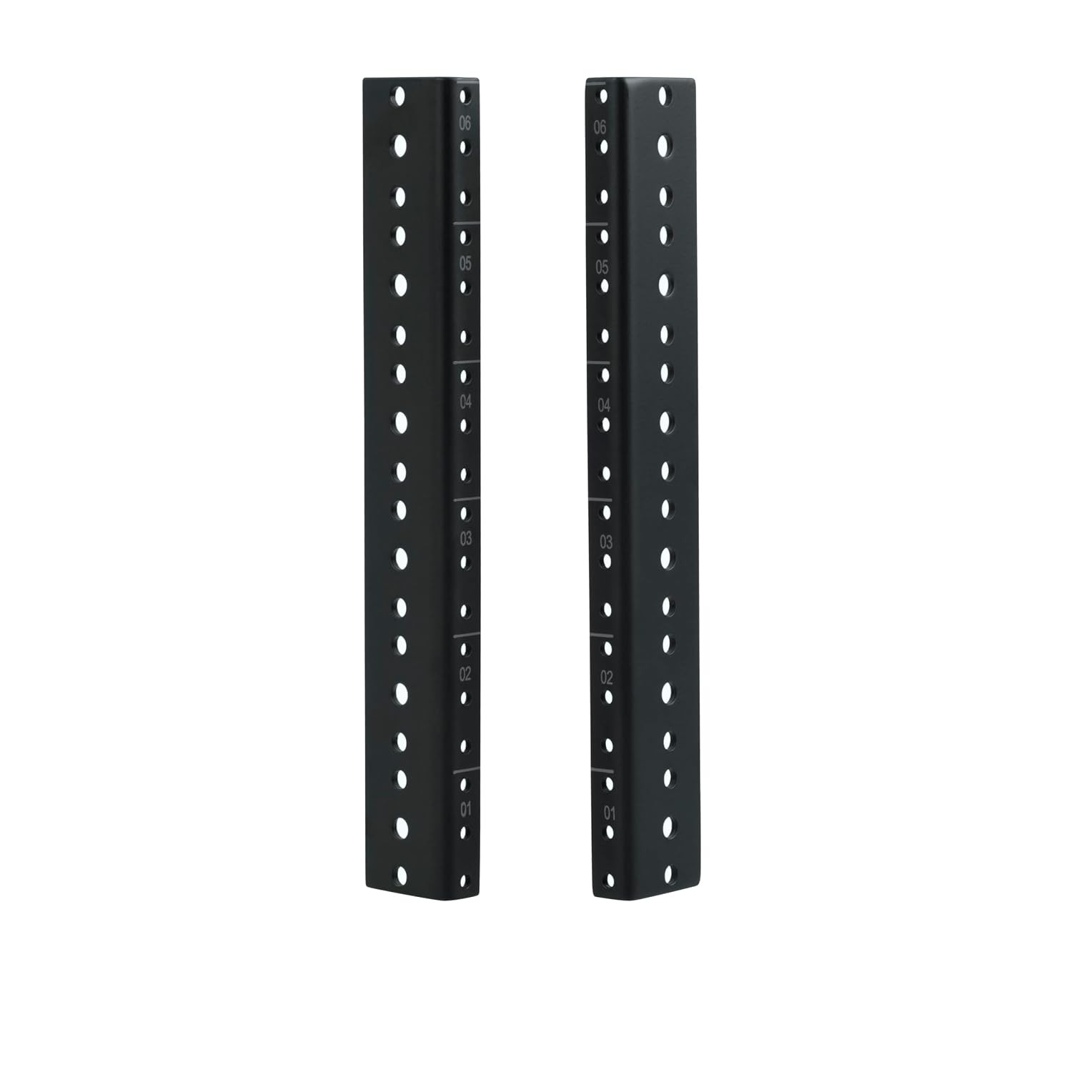 Heavy Duty Steel Rack Rail Set 6U Rack Size Gator Rackworks Heavy Duty Shelving