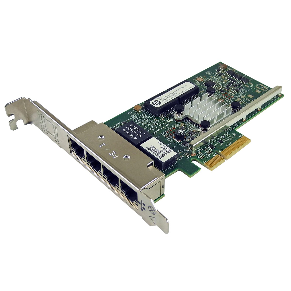 HP 331T Quad Port PCIe Gigabit Server Adapter P/N 649871-001 647592-001