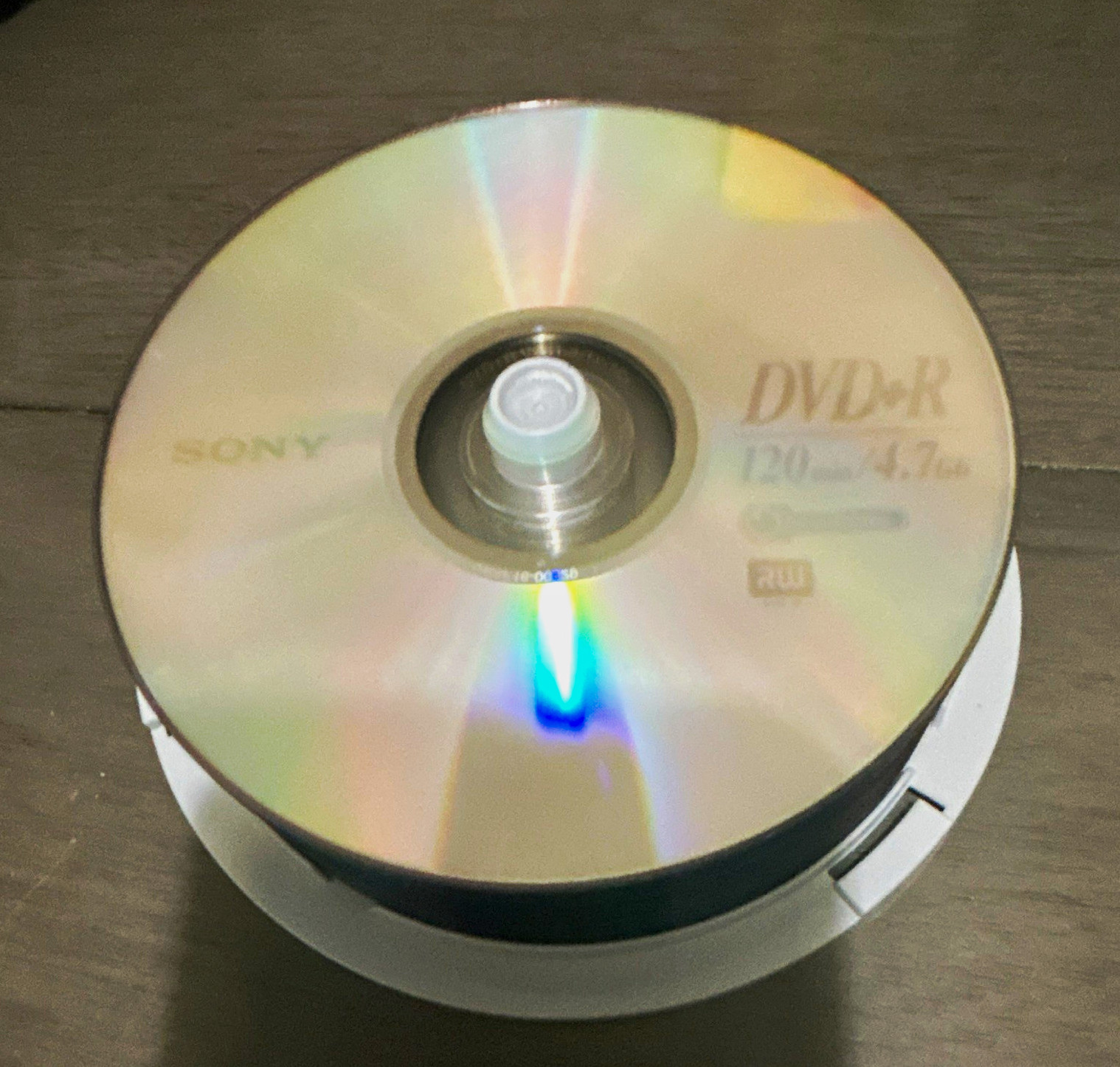 Sony DVD+R Recordable Discs 4.7GB/120min 8x Spindle/Cake Box