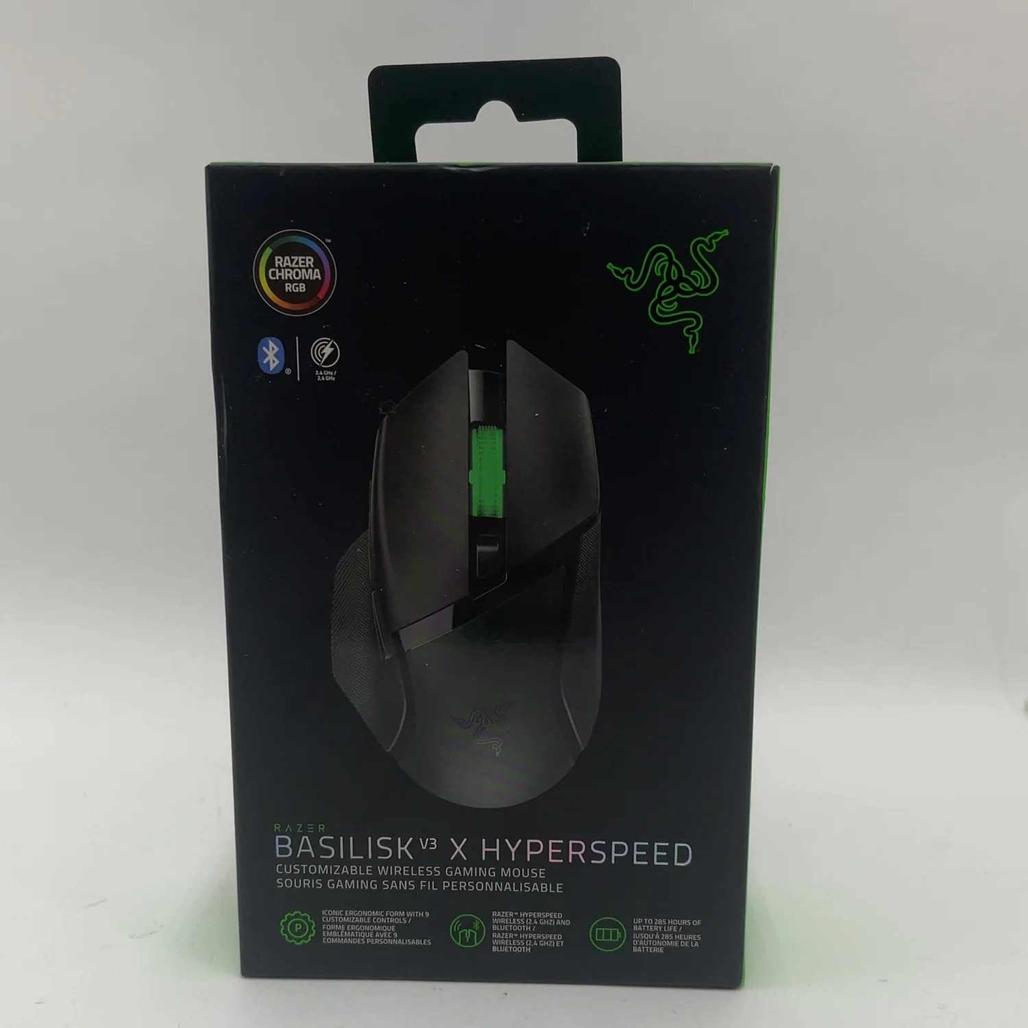 New Razer Basilisk V3 X Hyperspeed Wireless Gaming Mouse RZ01-04870100-R3U1