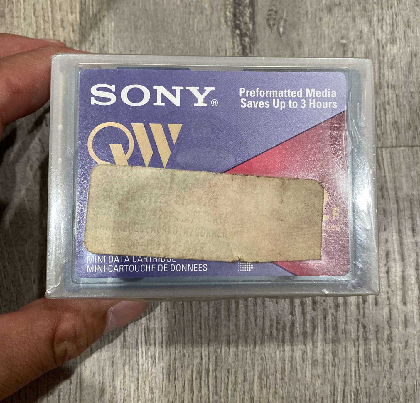 Two Sony QW QIC-WIDE, QW5122F Mini Data Cartridge 200MB 2 pack sealed NEW