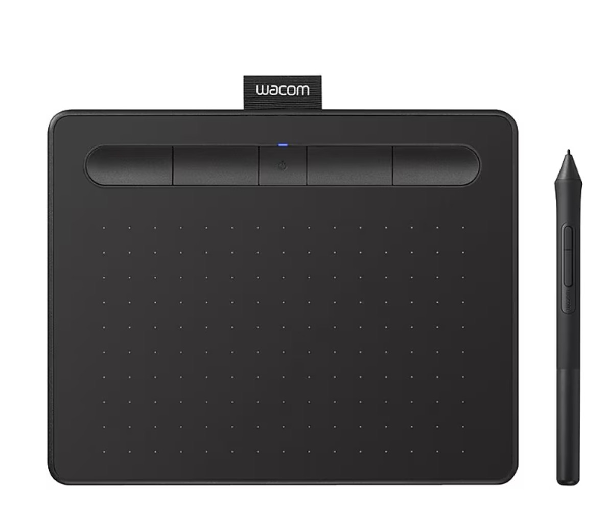 Wacom Intuos Small Bluetooth Graphics Drawing Tablet CTL4100WLK0 Brand New