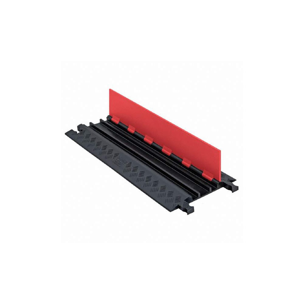CHECKERS GD3X75-ST-O/B Cable Protector,Hinged,3 Channels,3 ft. 22F227