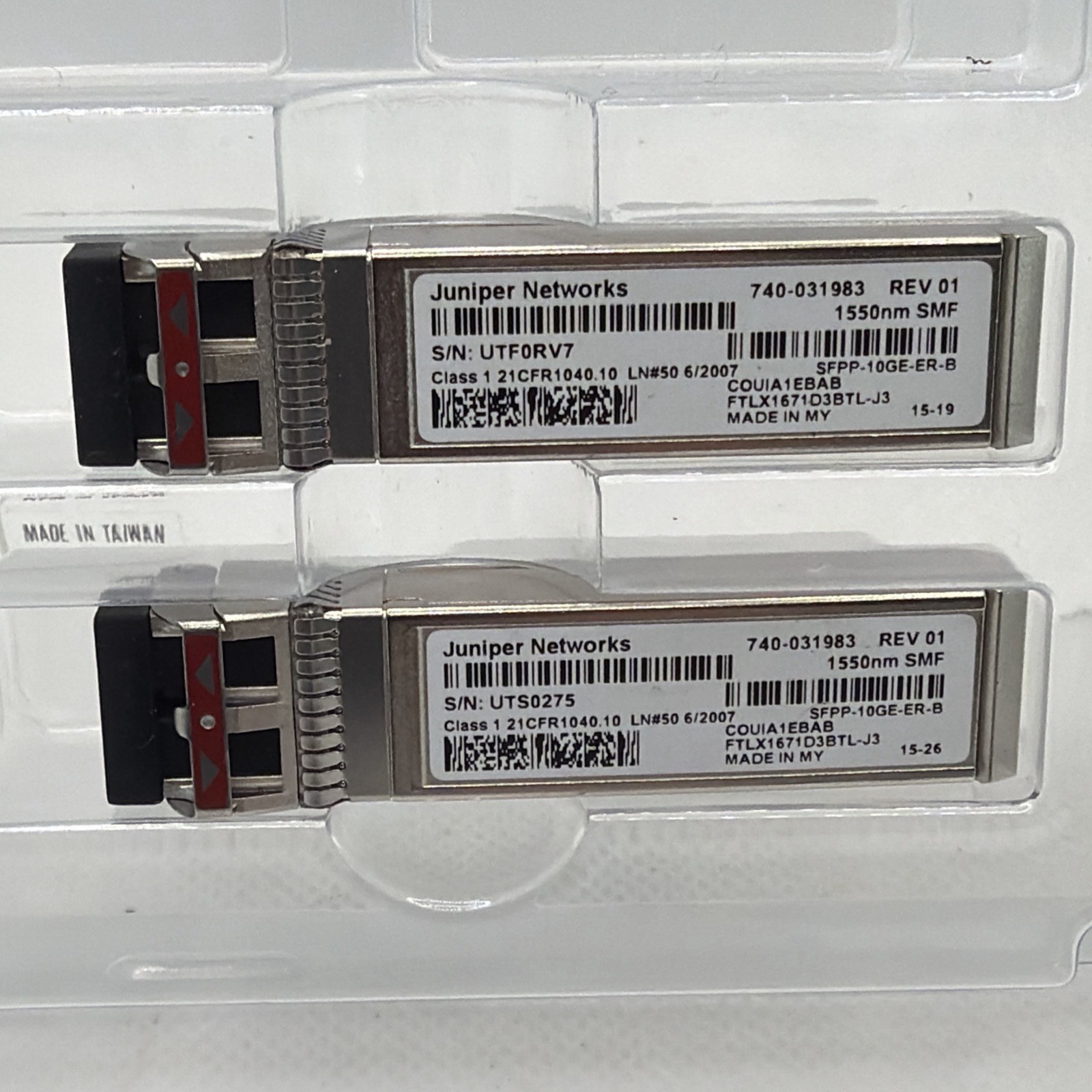 Juniper SFPP-10GE-ER-B, Pluggable (SFP+) Optical Transceiver Module  740-031983